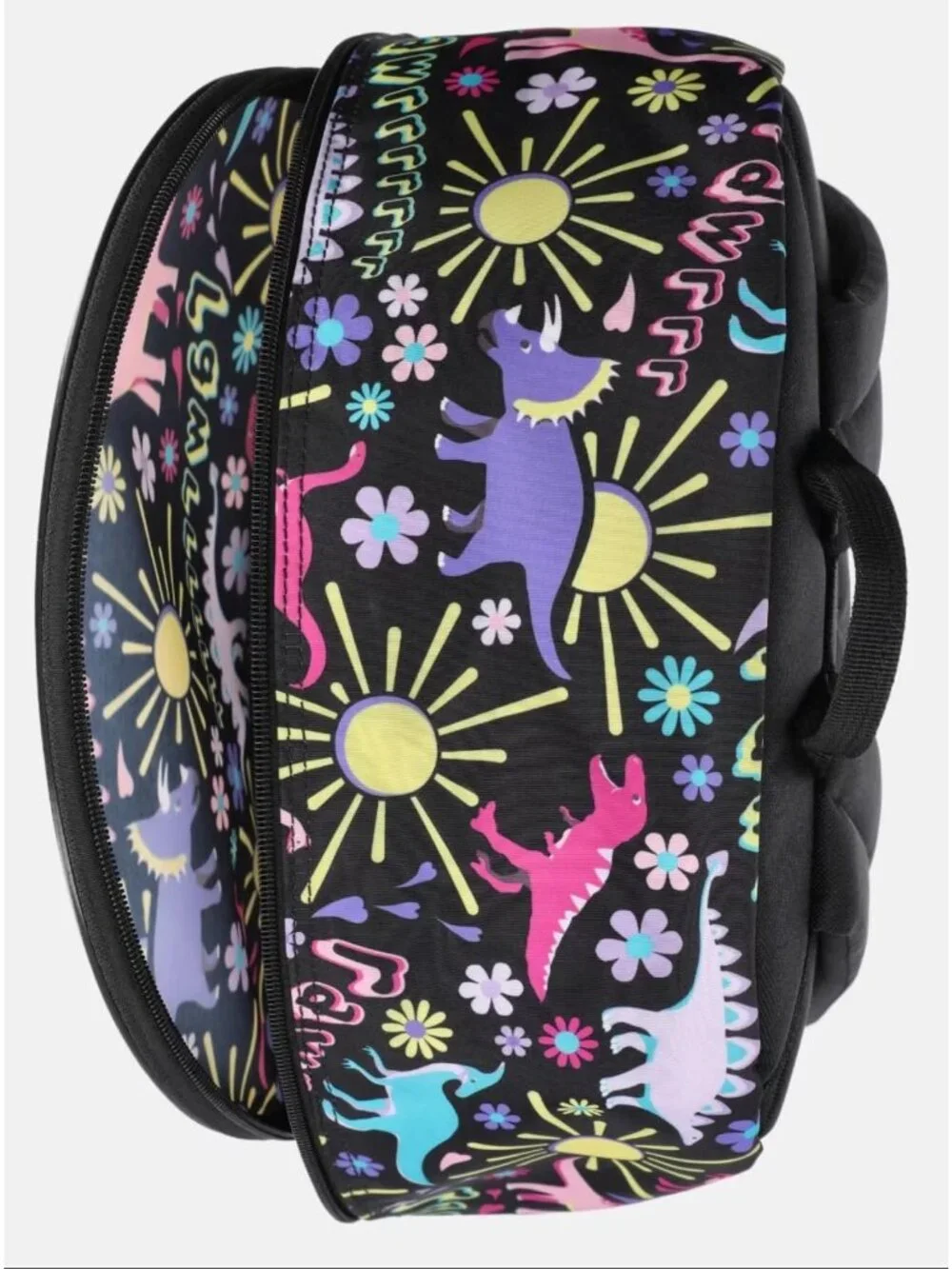 Wonder Nation Kids 17 Dinosaur Fossil Garden Backpack Black School Book Bag